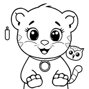 Daniel Tiger's Neighborhood Coloring Book