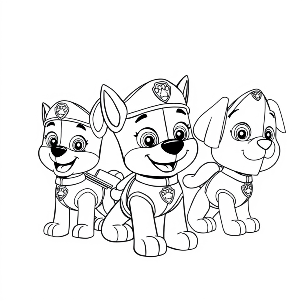 PAW Patrol Coloring Page