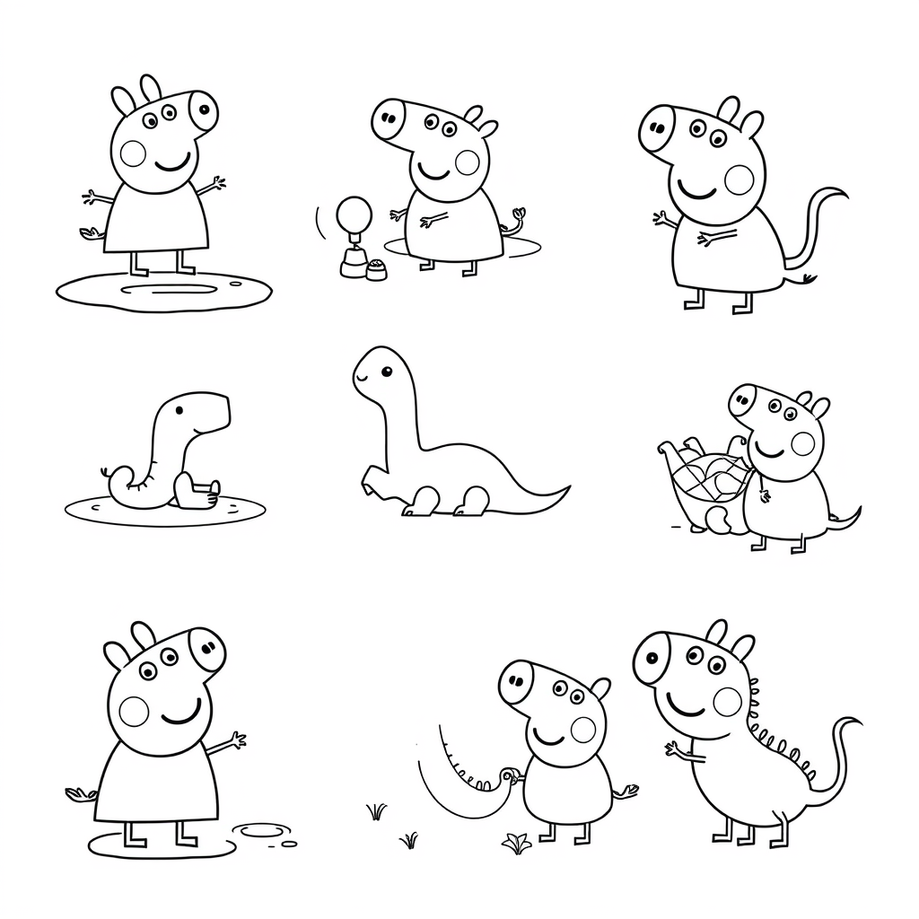 Kolorowanka Peppa Pig