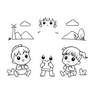 Bluey Coloring: Adventure World