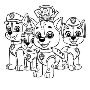 PAW Patrol Adventure Coloring Pages