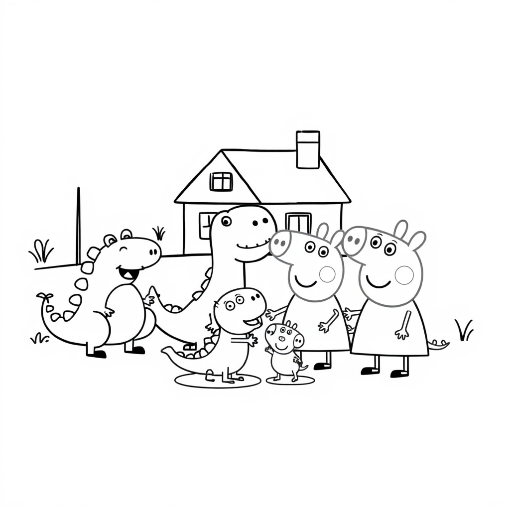 Kolorowanka z przygodami Peppy