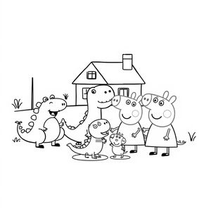 Kolorowanka z przygodami Peppy