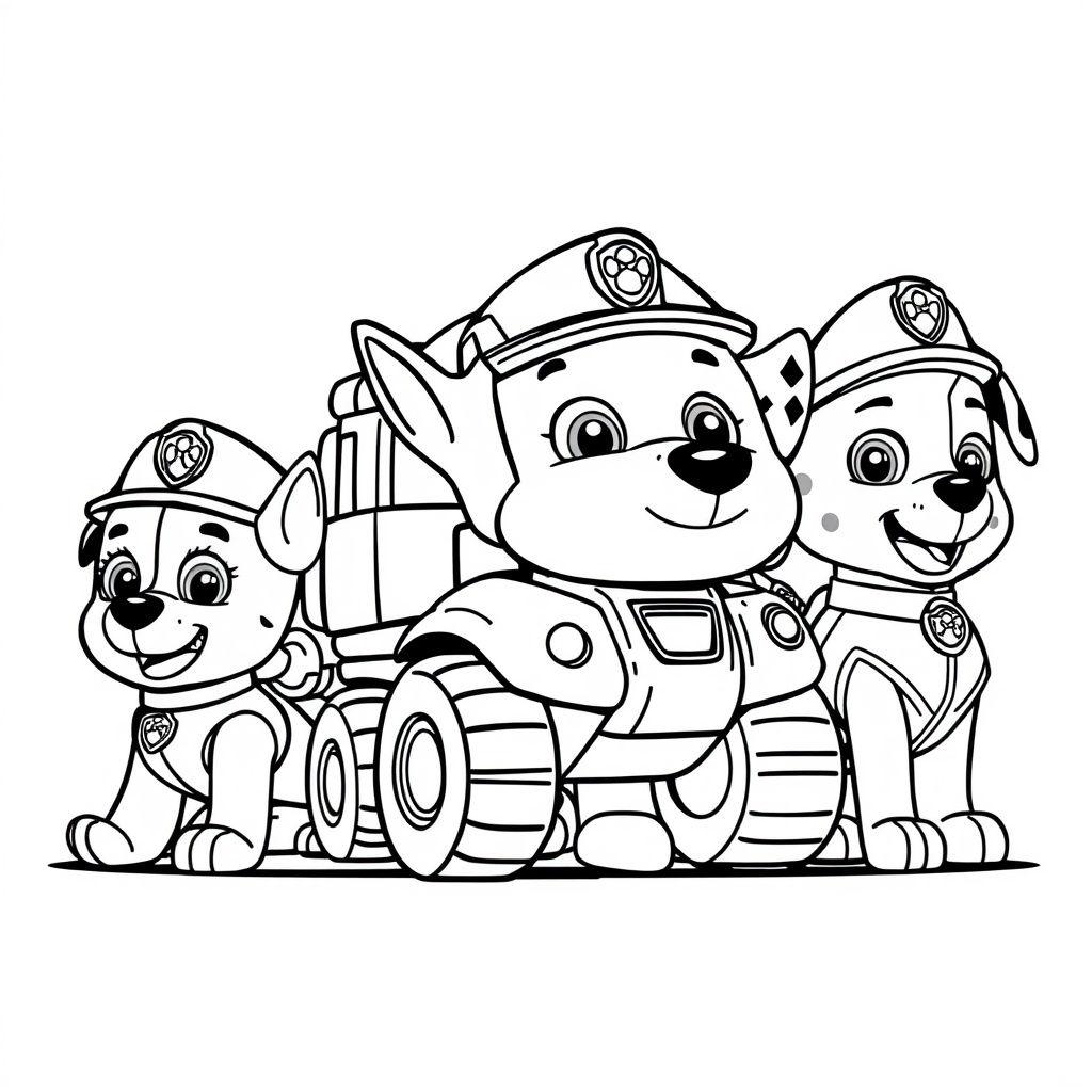 Kolorowanka Psi Patrol