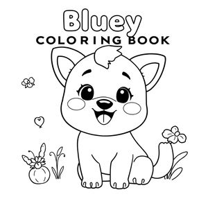 Bluey Coloring Book