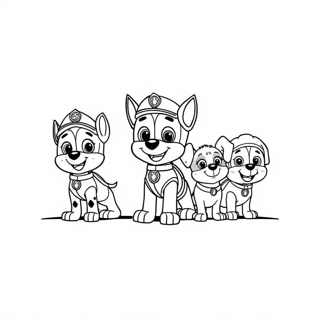 PAW Patrol Coloring Page