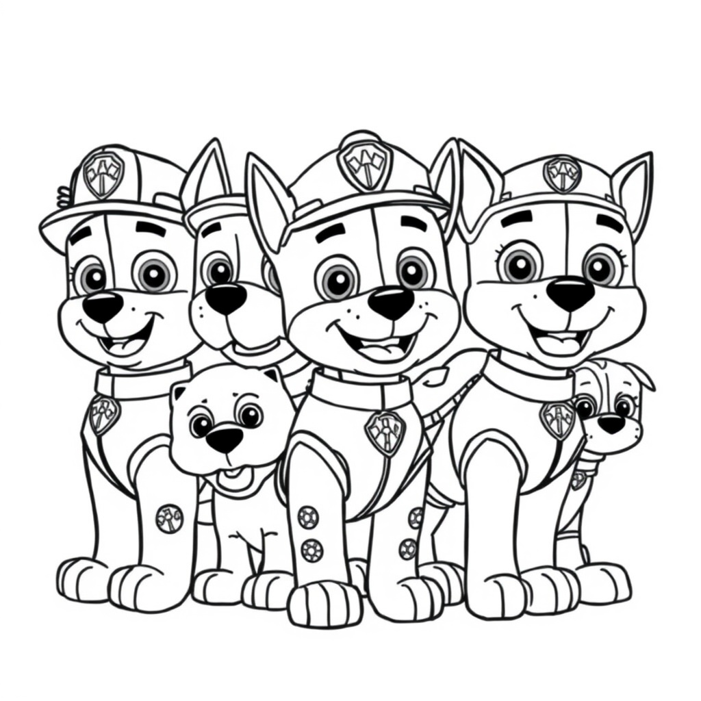 Coloring Book: PAW Patrol