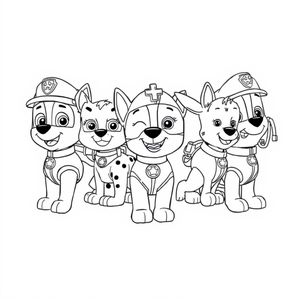 PAW Patrol: Coloring Missions