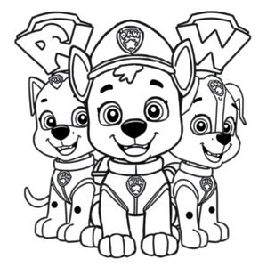 Kolorowanka Psiego Patrolu