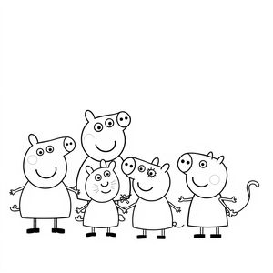Kolorowanka Peppa Pig