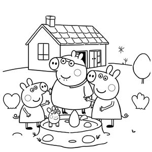Coloring Book: The World of Peppa Pig