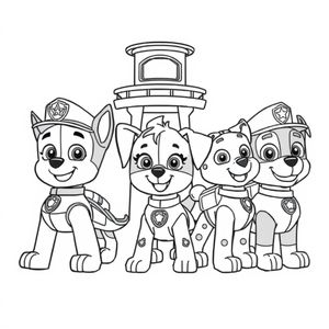 PAW Patrol Coloring Book