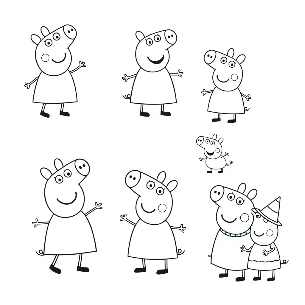 Peppa Pig Coloring Book
