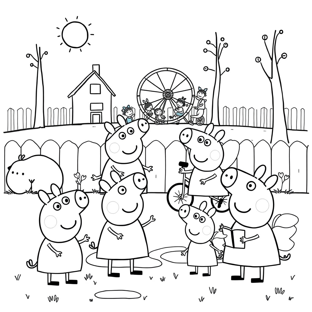 Peppa Pig Coloring Book