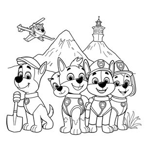 PAW Patrol Coloring Book