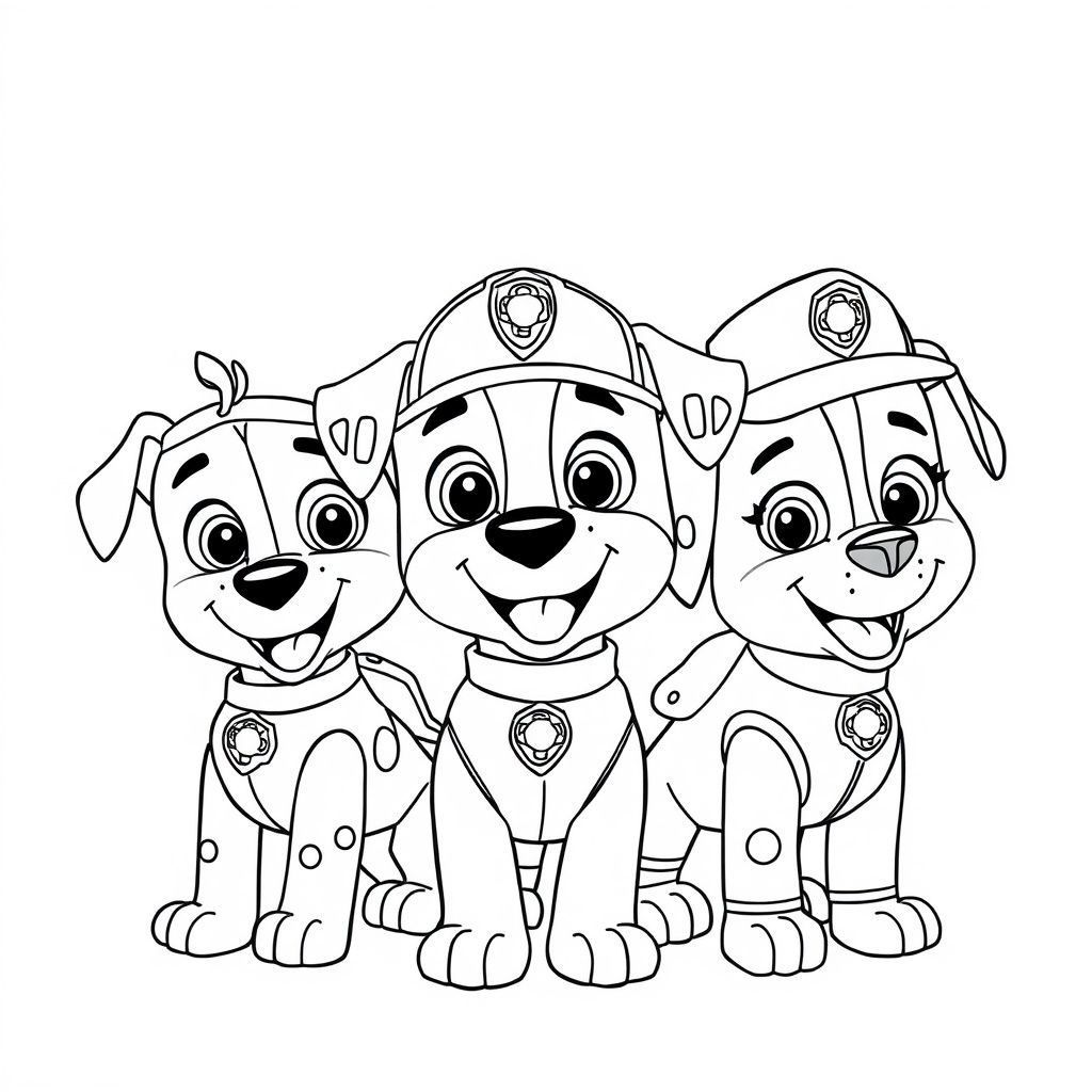 Libro para Colorear Patrulla Canina
