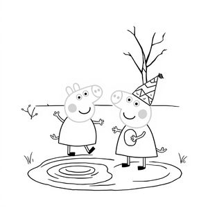 Kolorowanka Peppa Pig