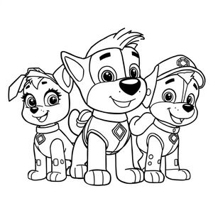 Kolorowanka Psi Patrol