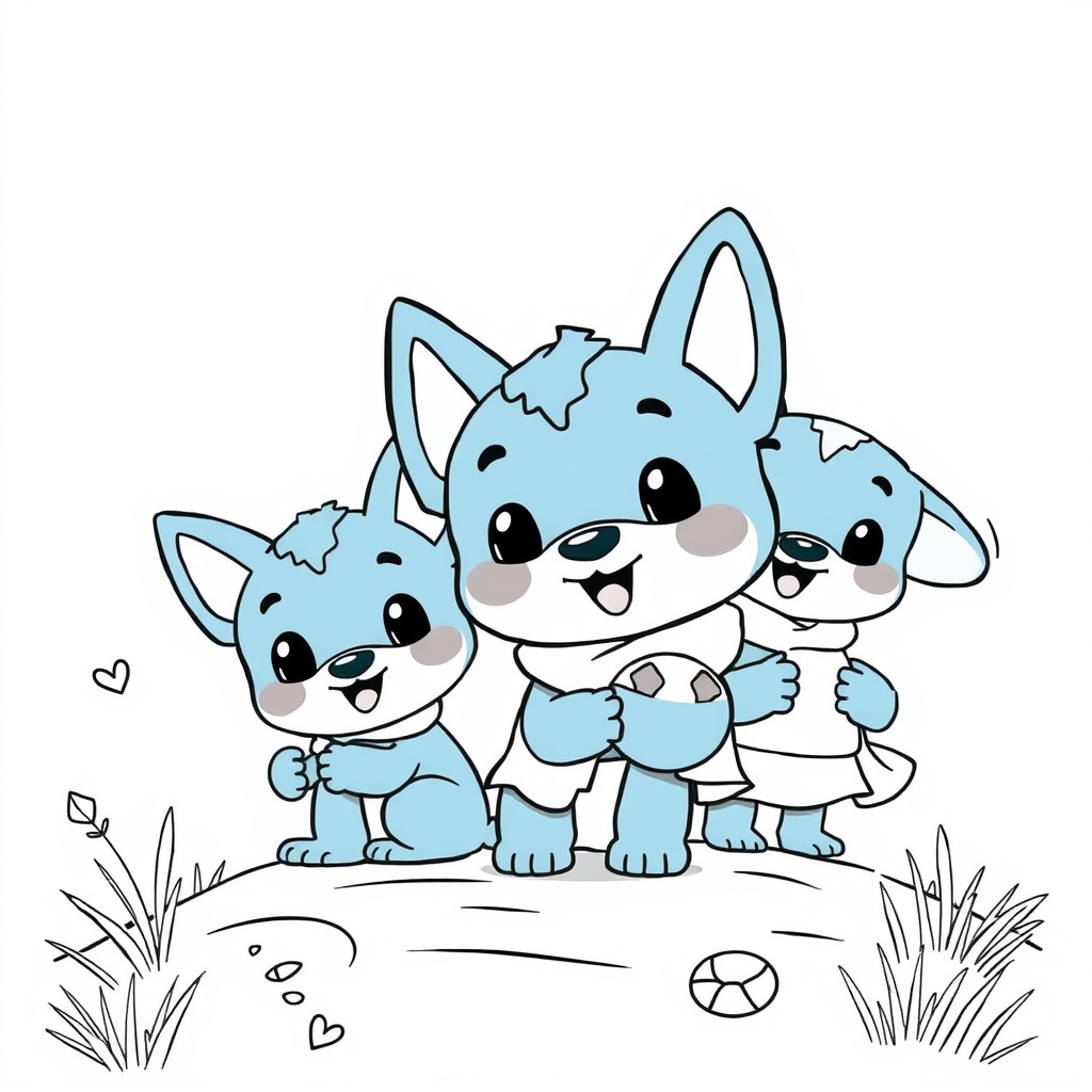 Bluey Coloring Book