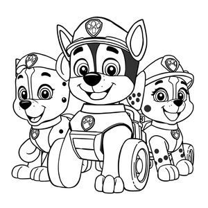 PAW Patrol Coloring Book: Pups in Action!