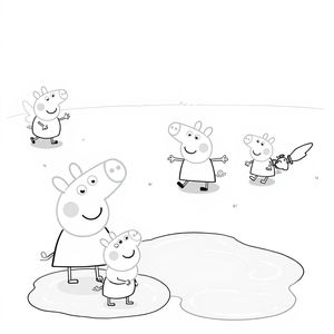 Kolorowanka Peppa Pig