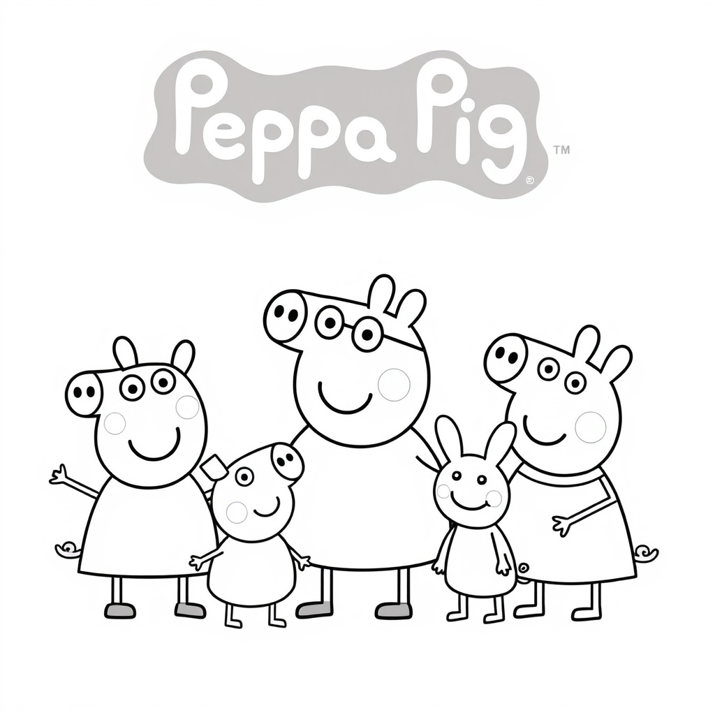 Coloring Book: Peppa Pig