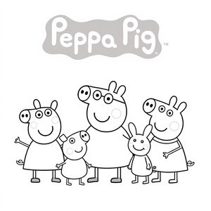 Coloring Book: Peppa Pig