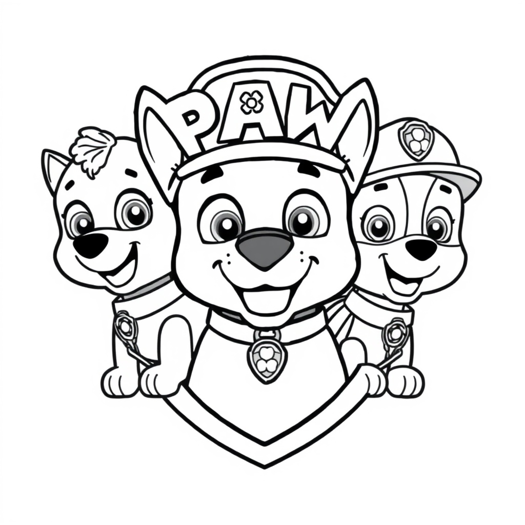 Kolorowanka PAW Patrol: Psią przygoda