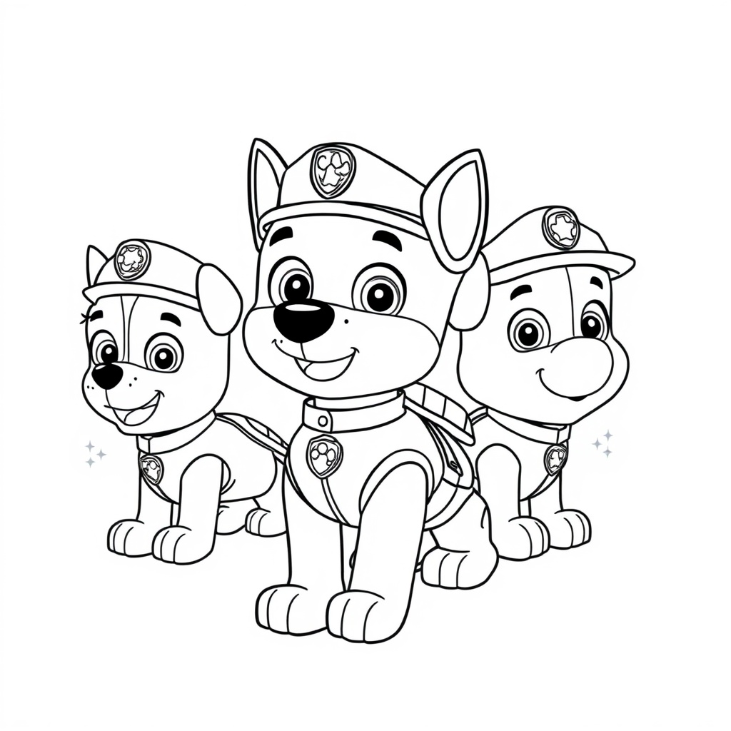 Coloreando con la Patrulla Canina