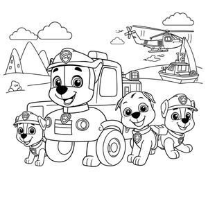 Paw Patrol Coloring Book