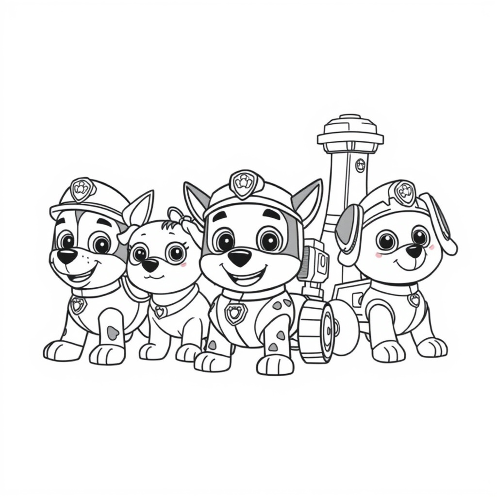 PAW Patrol: Heroic Coloring Book