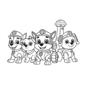 PAW Patrol: Heroic Coloring Book