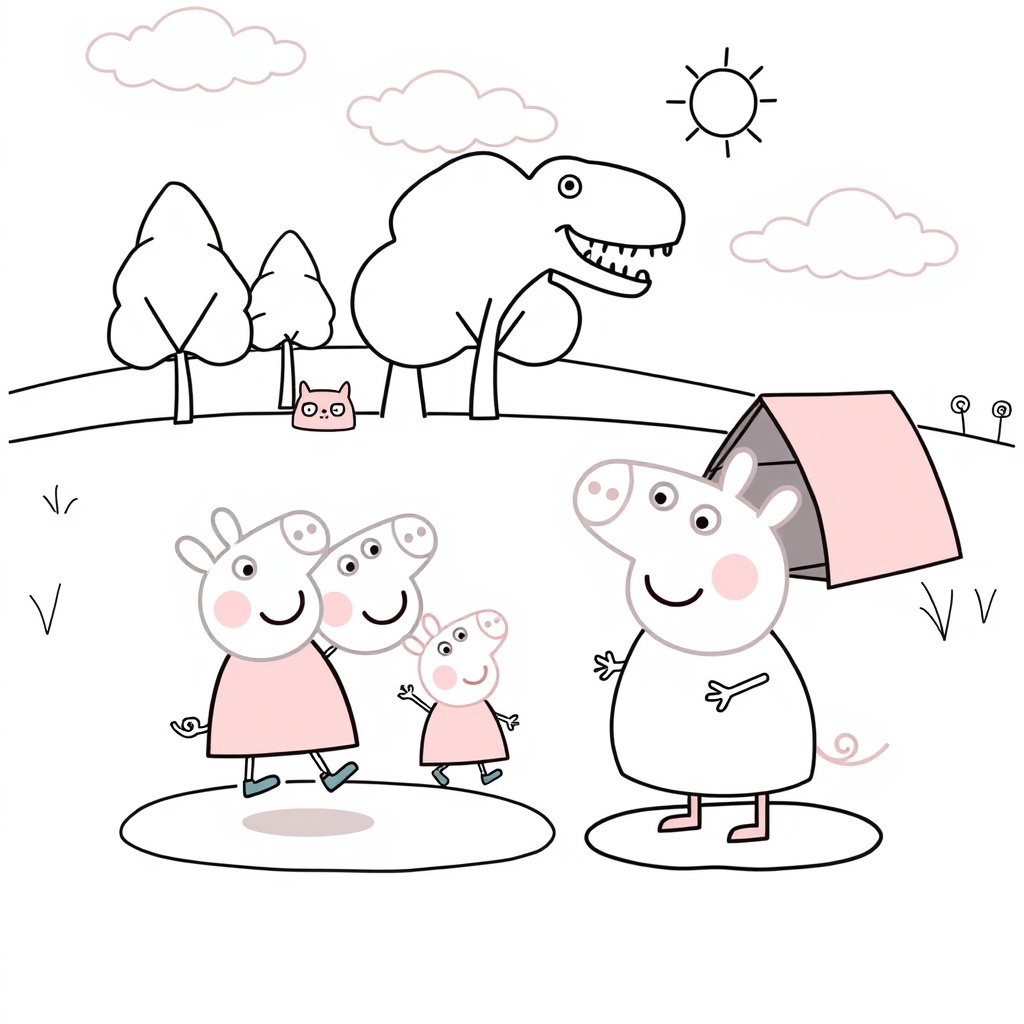 Kolorowanka Peppa Pig