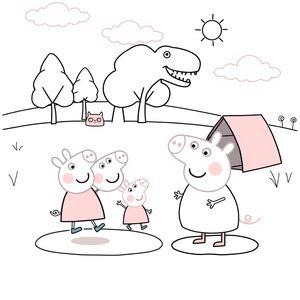 Kolorowanka Peppa Pig
