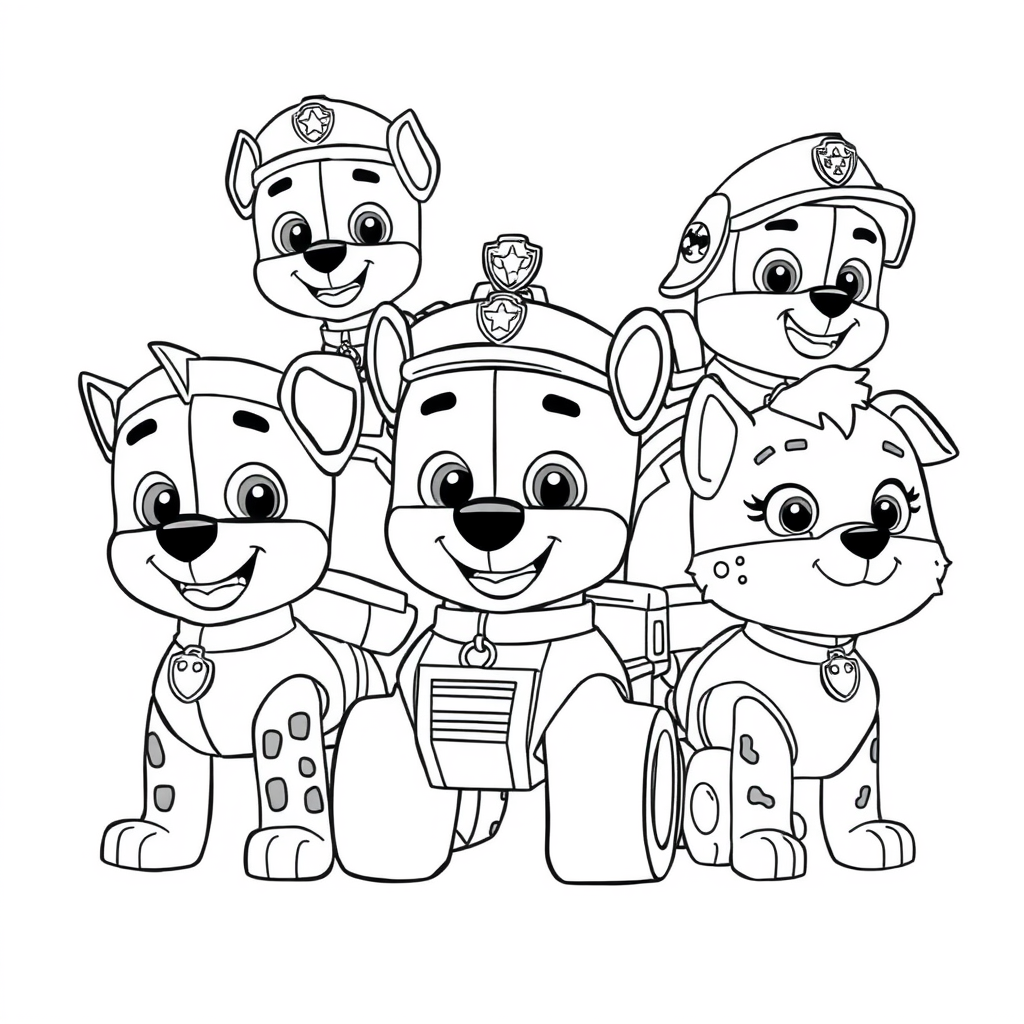 Psi Patrol: Akcja Kolorowania