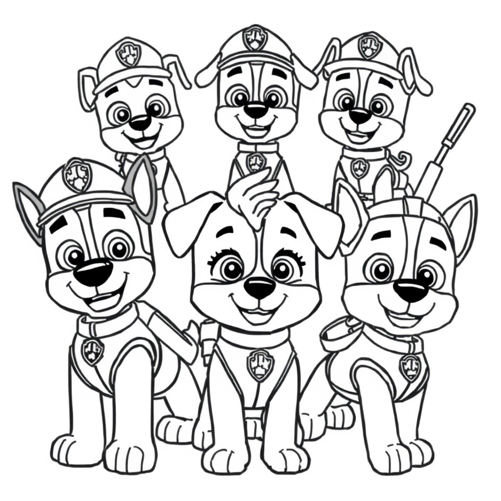 Coloring Book: PAW Patrol