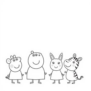 Kolorowanka Peppa Pig