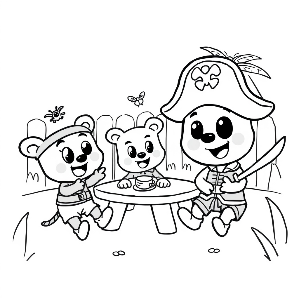 Kolorowanka z Bluey