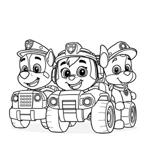 Kolorowanka z Psiego Patrolu