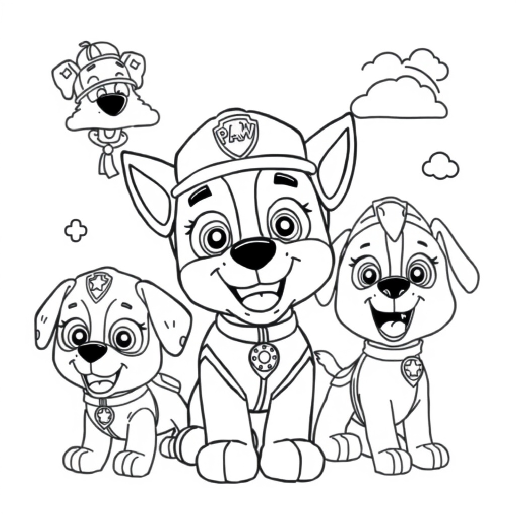PAW Patrol - Kolorowanka dla Dzieci