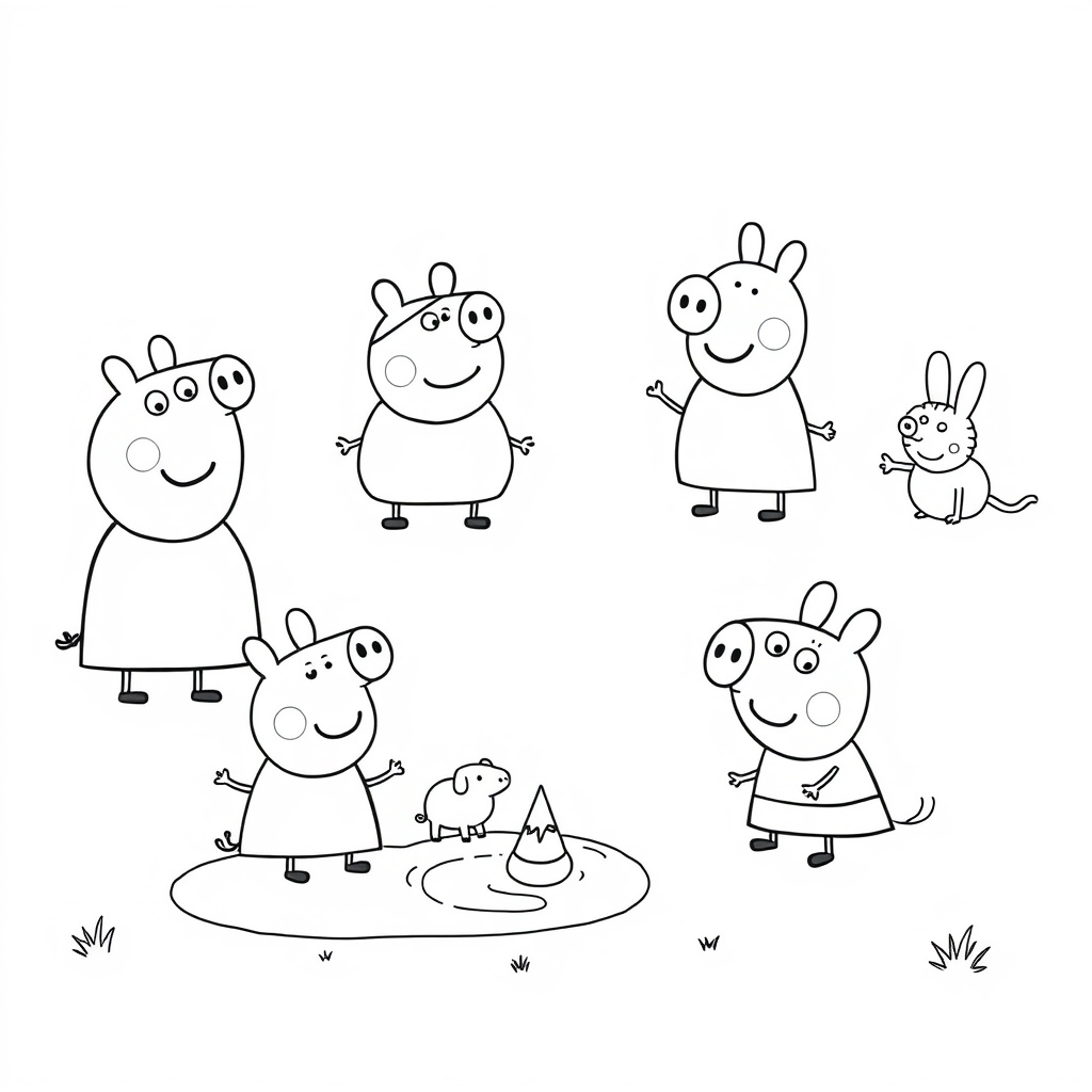 Kolorowanka Peppa Pig