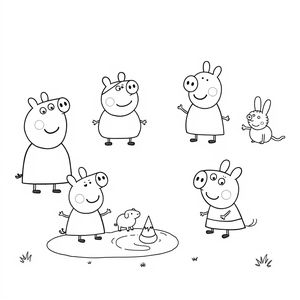 Peppa Pig Coloring Book