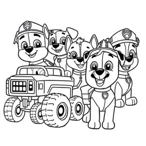 Kolorowanka Psi Patrol