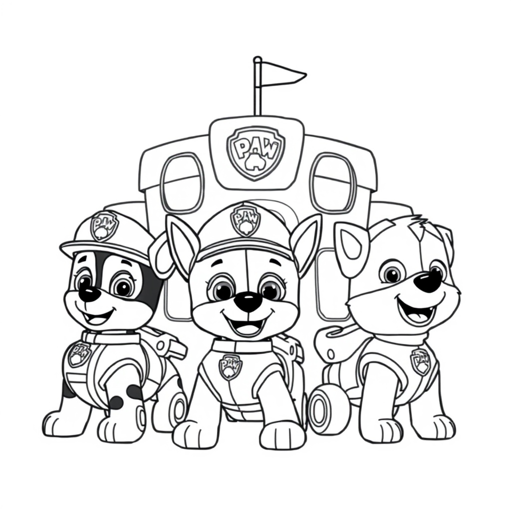 Coloring Book - PAW Patrol