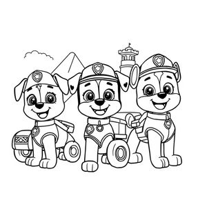 Psi Patrol Kolorowanka