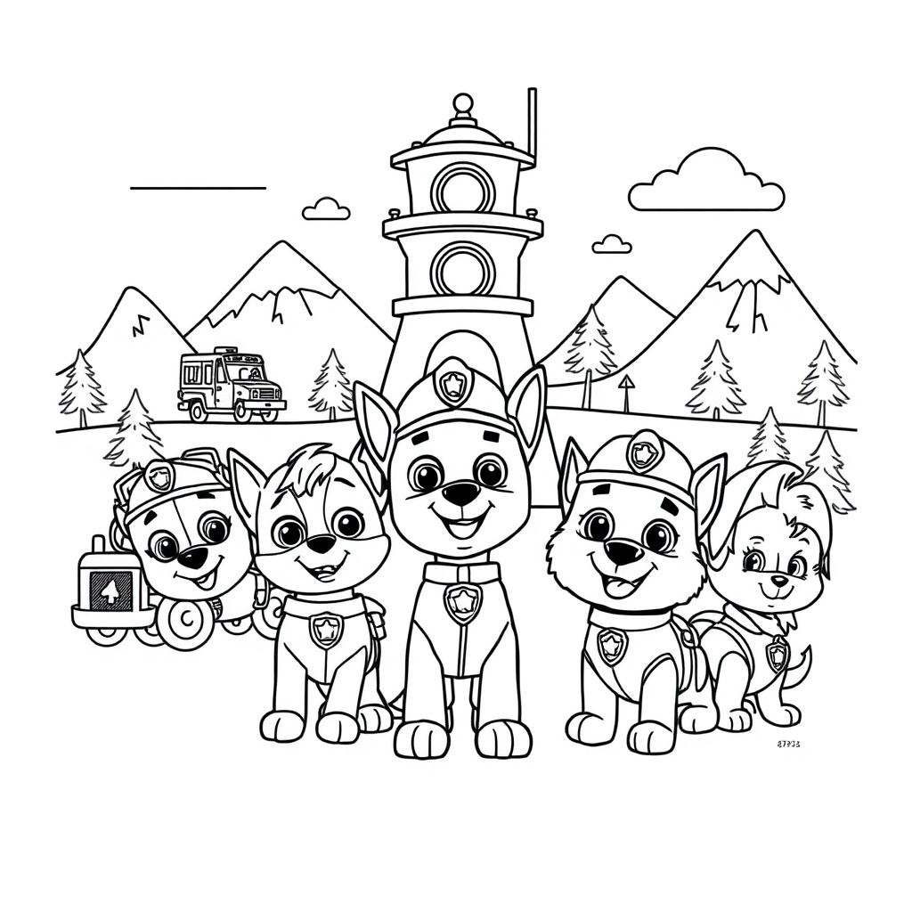 PAW Patrol Coloring Book