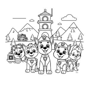 PAW Patrol Coloring Book