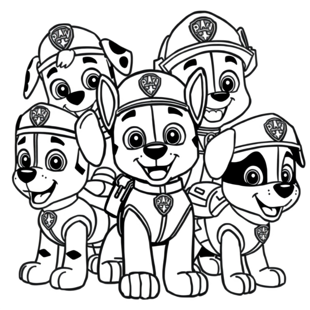 PAW Patrol Coloring Book