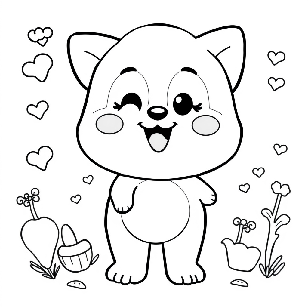 Bluey Coloring Page