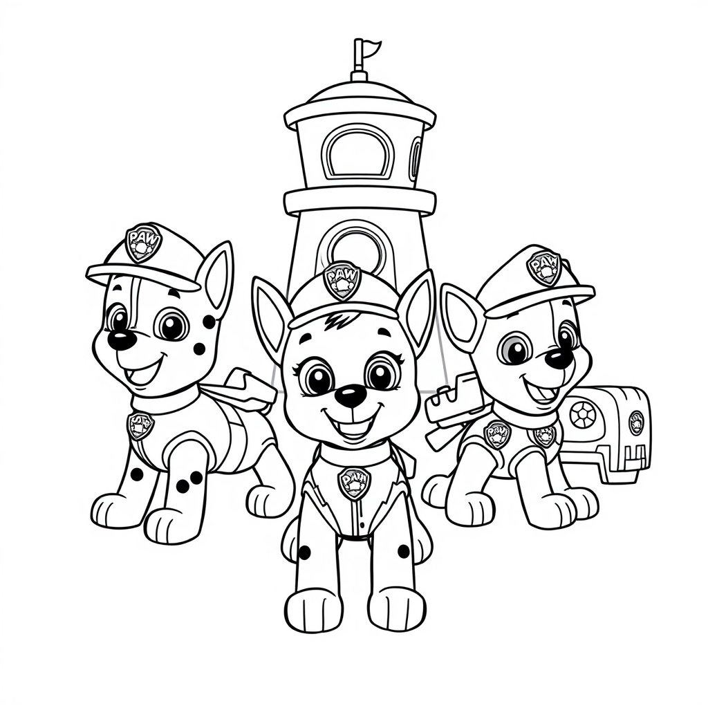 PAW Patrol Coloring Book